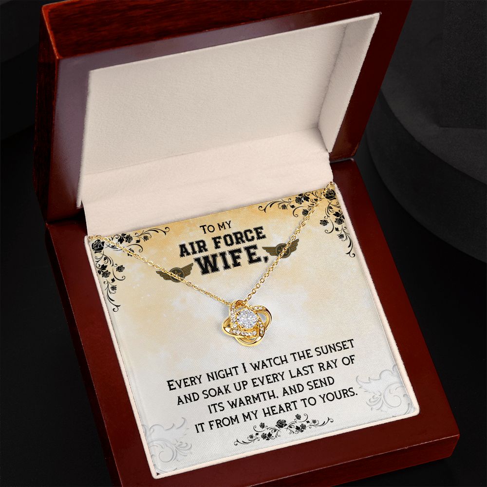 Air Force Wife - Love Knot Necklace