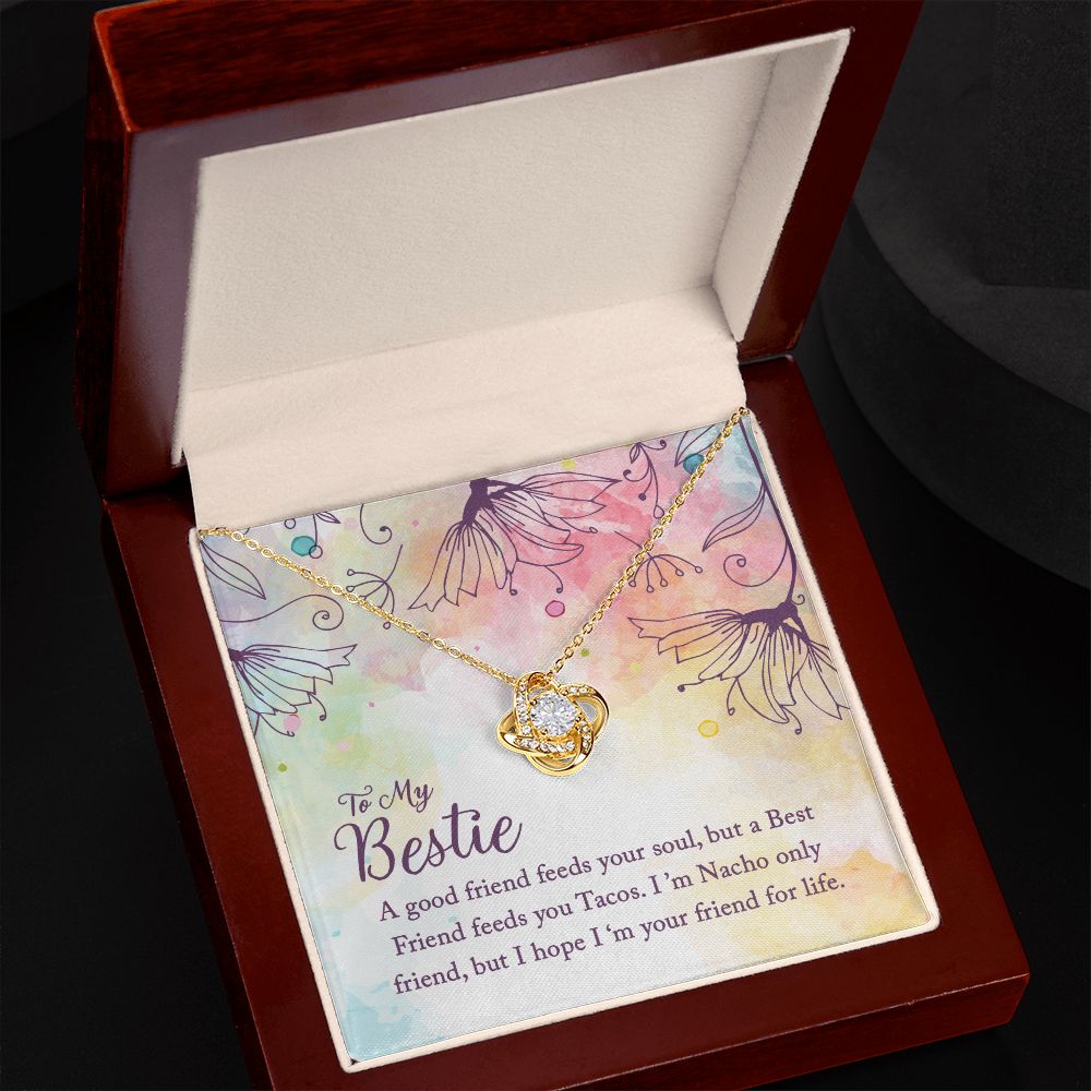 To My Bestie - Love Knot Necklace