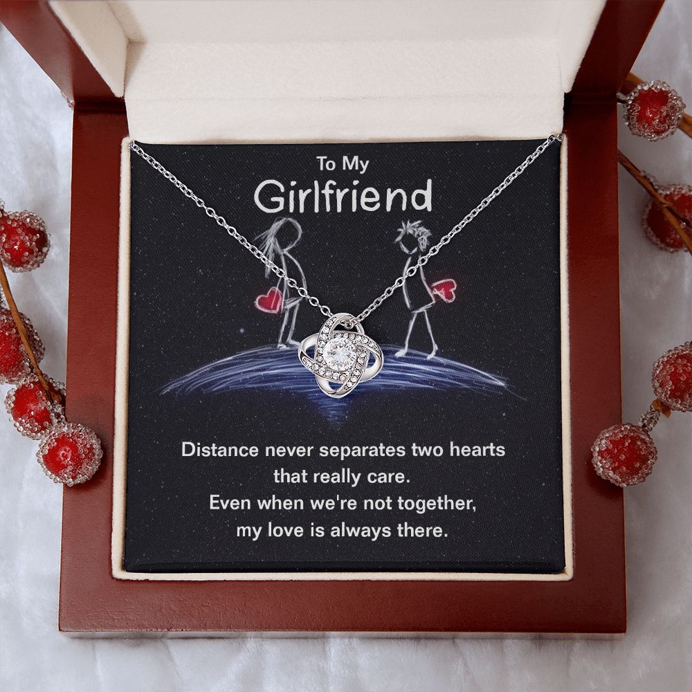 To My Girlfriend - Love Knot Necklace