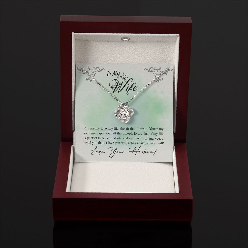 To My WIfe - Love Knot Necklace