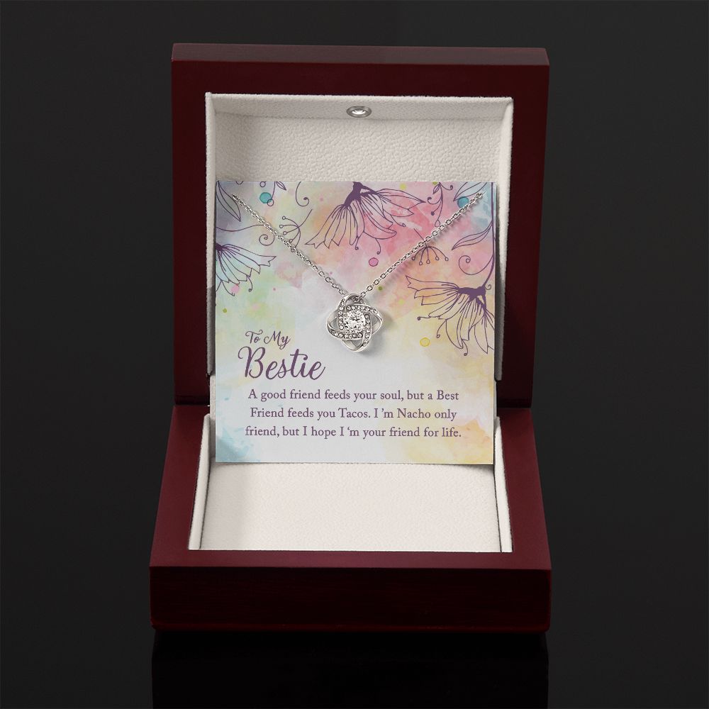To My Bestie - Love Knot Necklace