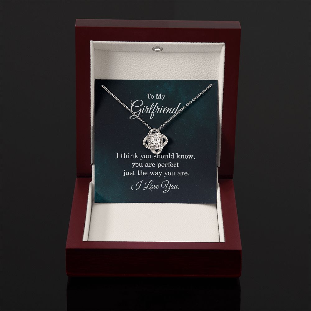 To my girlfriend - I think you should know Love Knot Necklace