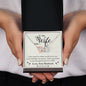 To My WIfe - Interlocking Hearts Necklace