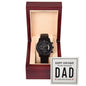 Happy Birthday to my Amazing Dad - Black Chronograph Watch With Card