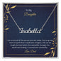 To My Daughter - Name Necklace With Card