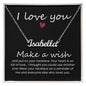I Love You - Custom Name Necklace with Card