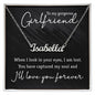 To My Gorgeous Girlfriend - Custom Name Necklace with Card