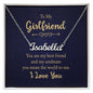 To My Girlfriend - Custom Name Necklace with Card