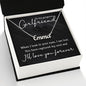To My Gorgeous Girlfriend - Custom Name Necklace with Card