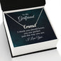 To My Girlfriend - Custom Name Necklace with Card