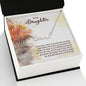 To My Daughter - Name Necklace With Card
