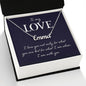 To My Love - Custom Name Necklace with Card