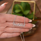 To My Daughter - Name Necklace With Card