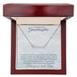 To My Beautiful Granddaughter - Name Necklace With Card