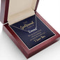 To My Girlfriend - Custom Name Necklace with Card