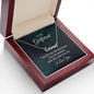 To My Girlfriend - Custom Name Necklace with Card