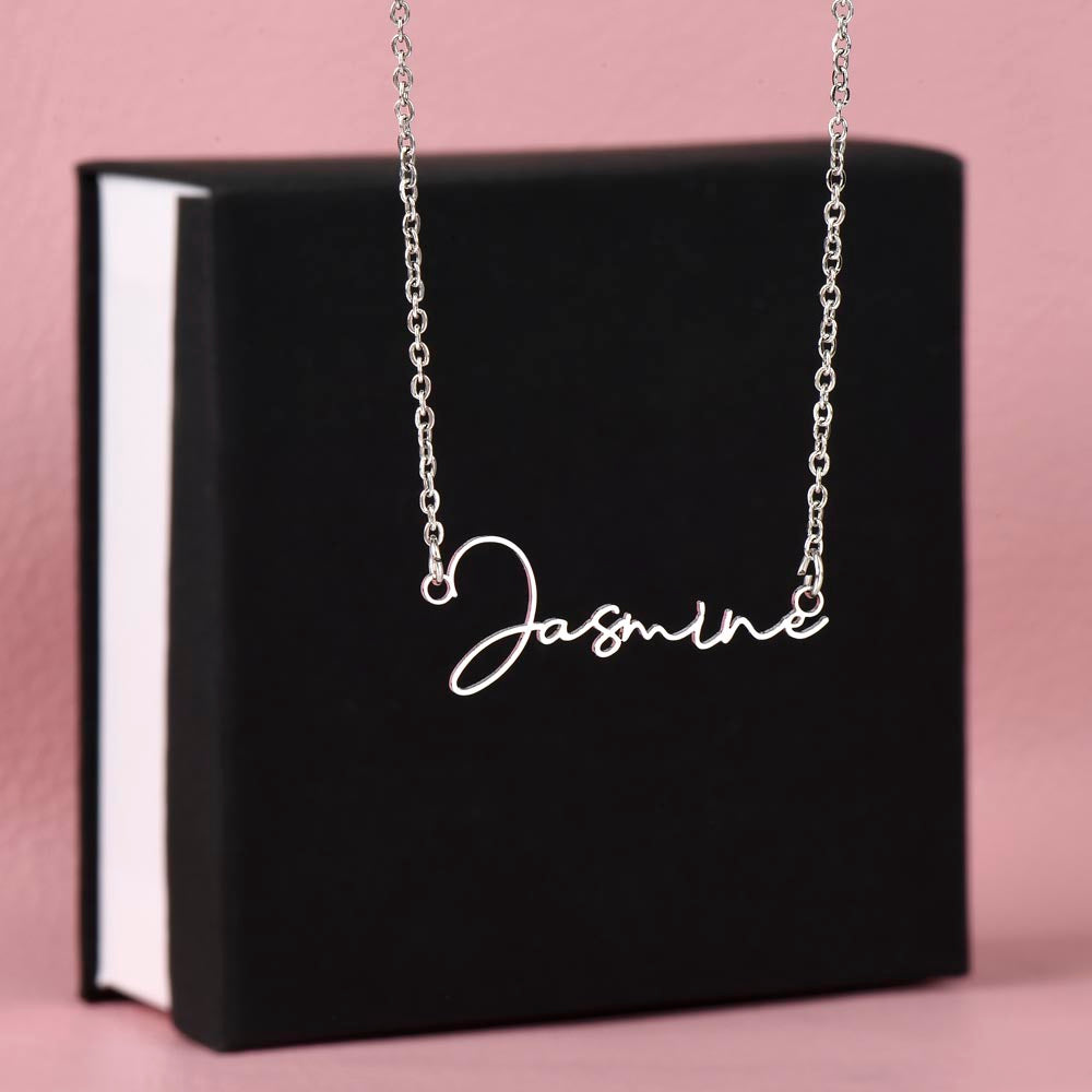 To My Dearest Mommy from Bump - Signature Style Name Necklace