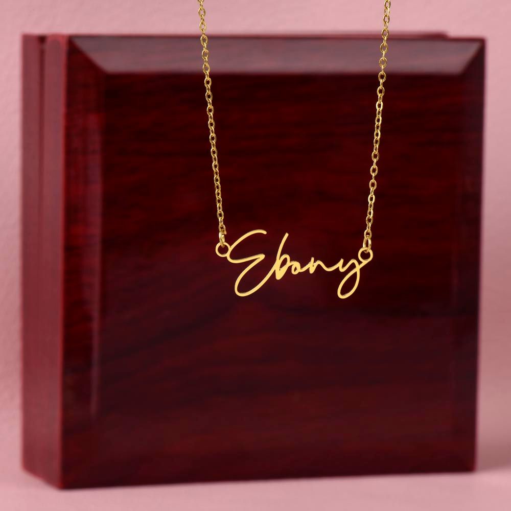 To My Dearest Mommy from Bump - Signature Style Name Necklace