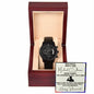 Police Retirement - Black Watch With Card