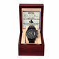 Police Retirement - Black Watch With Card