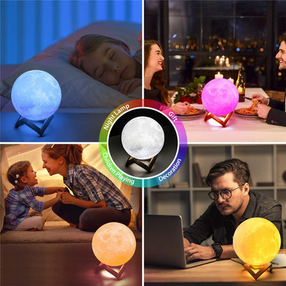 LED Night Lights Moon Lamp
