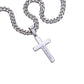 To My Amazing  Grandson from Nana - Cuban Chain with Artisan Cross Necklace