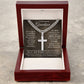 To My Amazing  Grandson from Nana - Cuban Chain with Artisan Cross Necklace