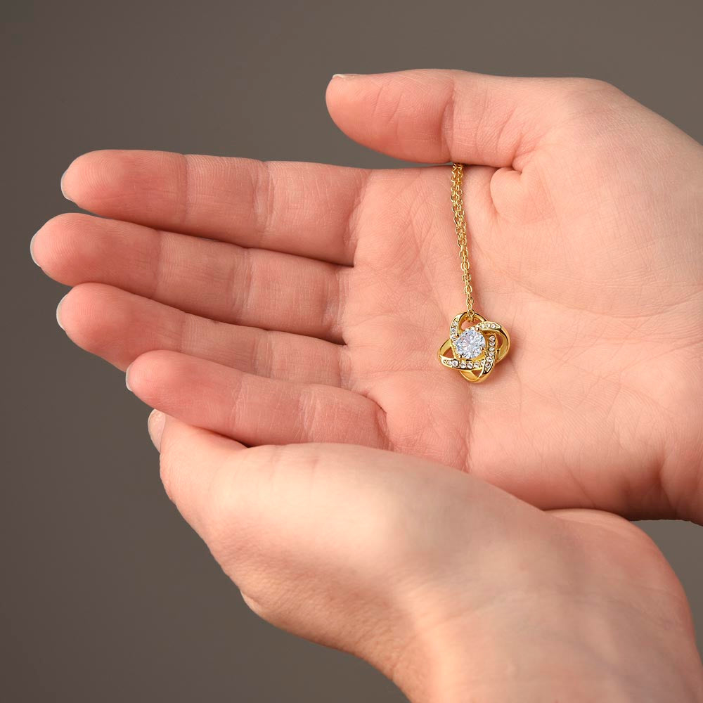 Boy Friends Mom Gift - Love Knot Necklace