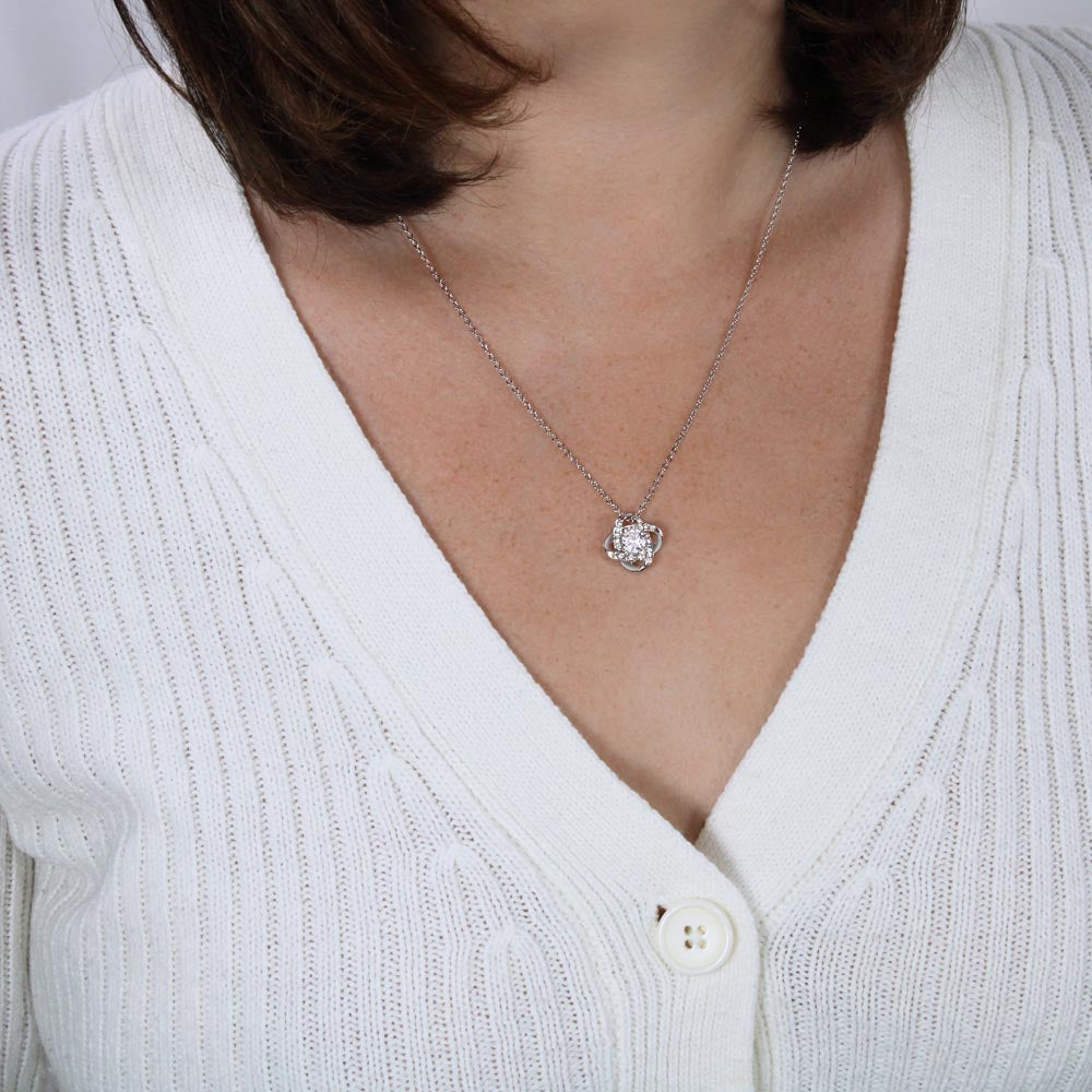 Boy Friends Mom Gift - Love Knot Necklace