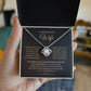 To My Beautiful Wife - Gold Knot Necklace