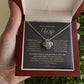 To My Beautiful Wife - Gold Knot Necklace