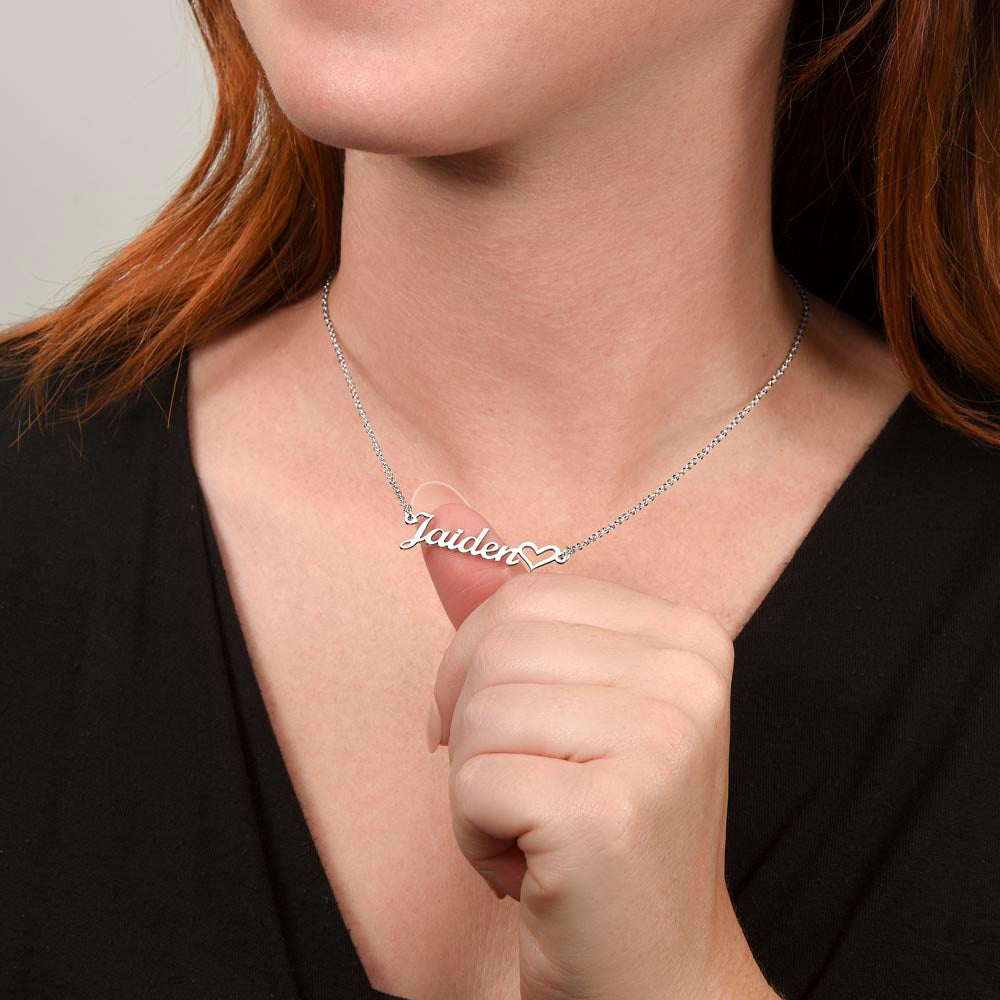 To My Beautiful Daughter - Personalized Name Nacklace