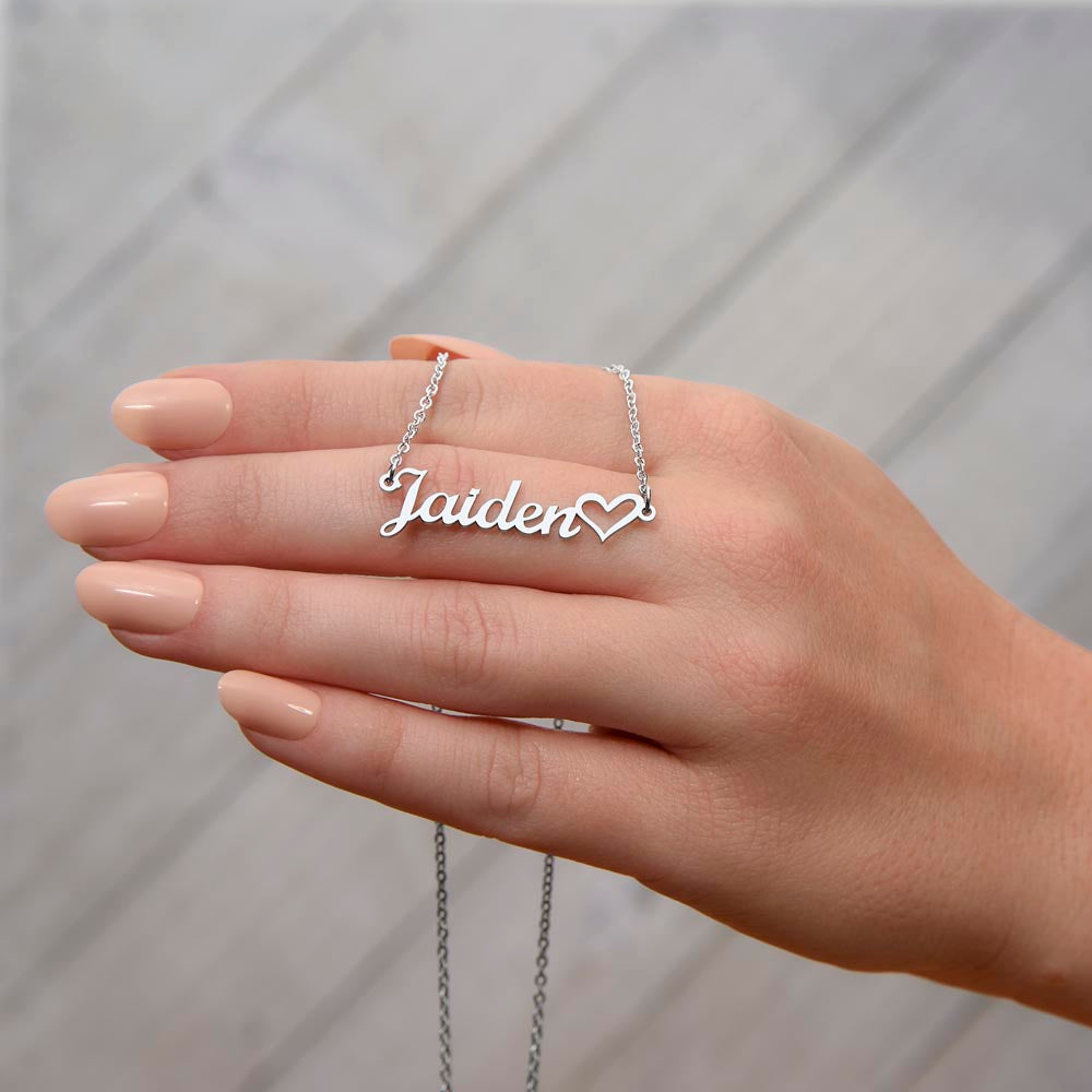 To My Beautiful Daughter - Personalized Name Nacklace
