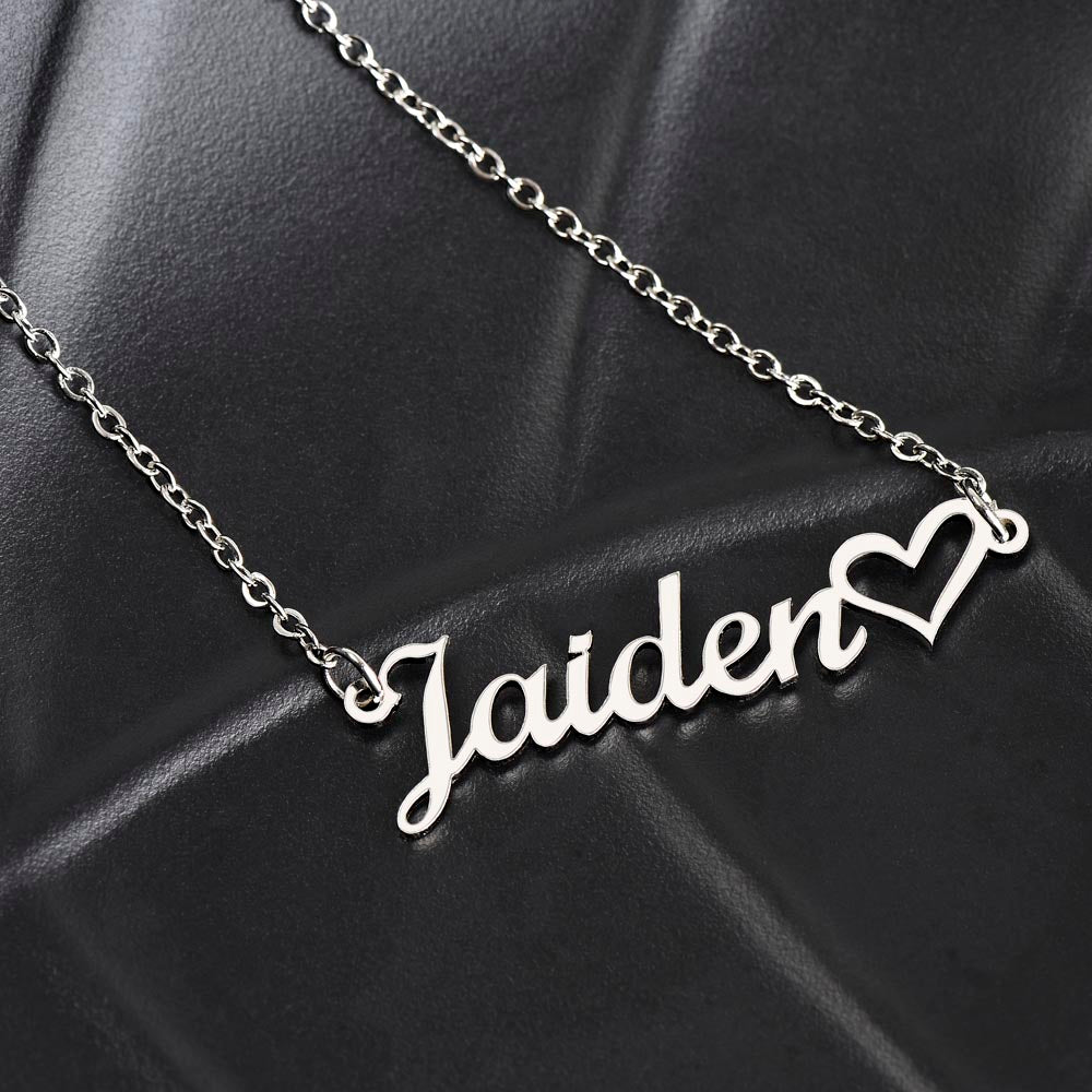 To My Beautiful Daughter - Personalized Name Nacklace