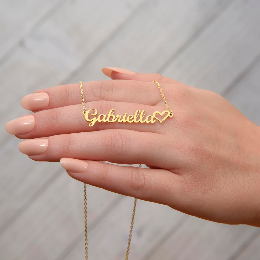 To My Beautiful Daughter - Personalized Name Nacklace