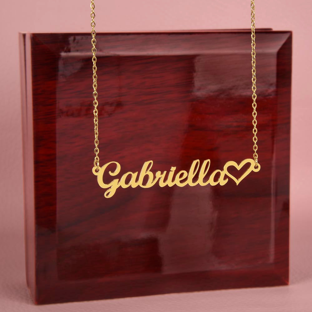 To My Beautiful Daughter - Personalized Name Nacklace