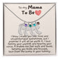 To My Mama To Be - Custom Baby Feet Necklace