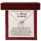 To My Mama To Be - Custom Baby Feet Necklace
