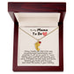 To My Mama To Be - Custom Baby Feet Necklace