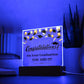 Congratulation On Your Graduation - Square Acrylic Plaque