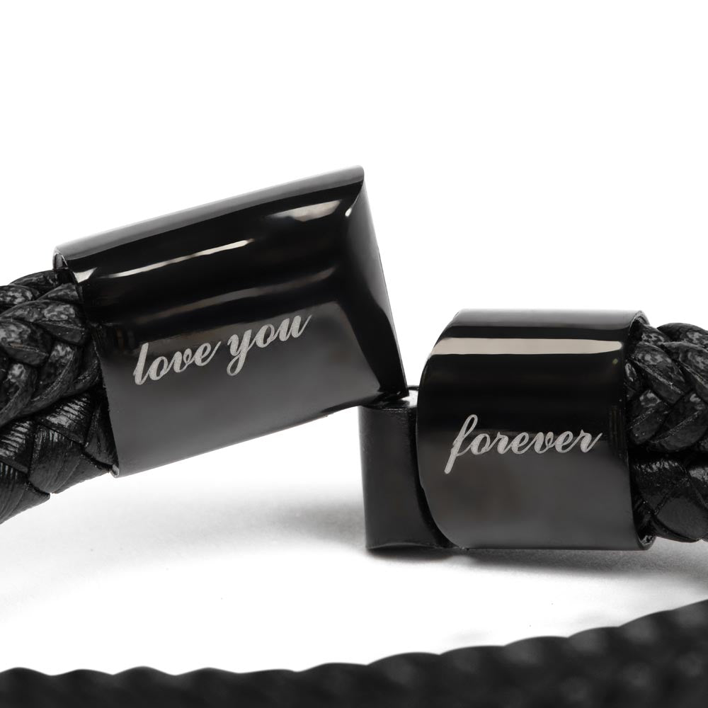 To My Cherished Husband - Love You Forever Bracelet