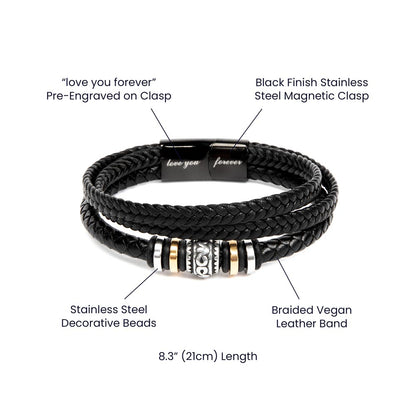 To My Amazing Son - Love You Forever Bracelet