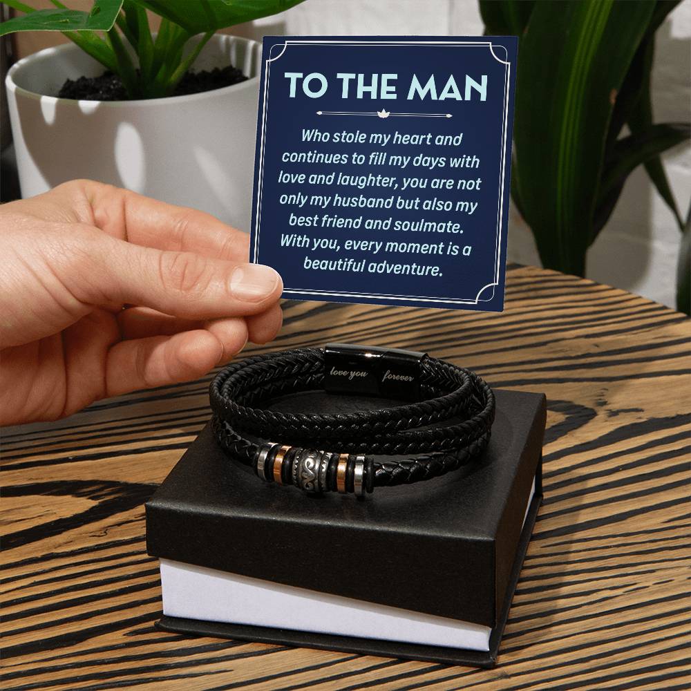 To My Man - Love You Forever Bracelet