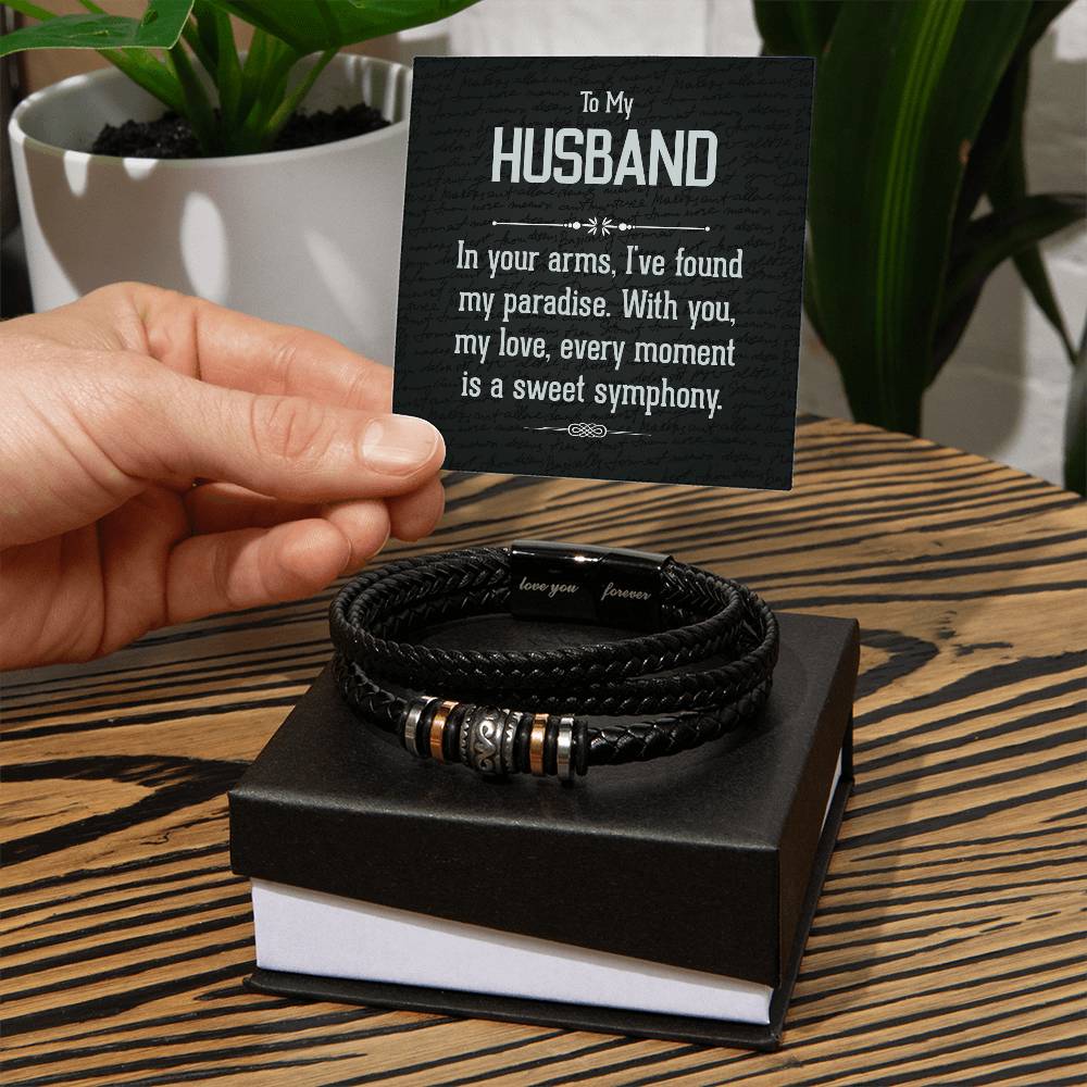 To My Husband - Love You Forever Bracelet