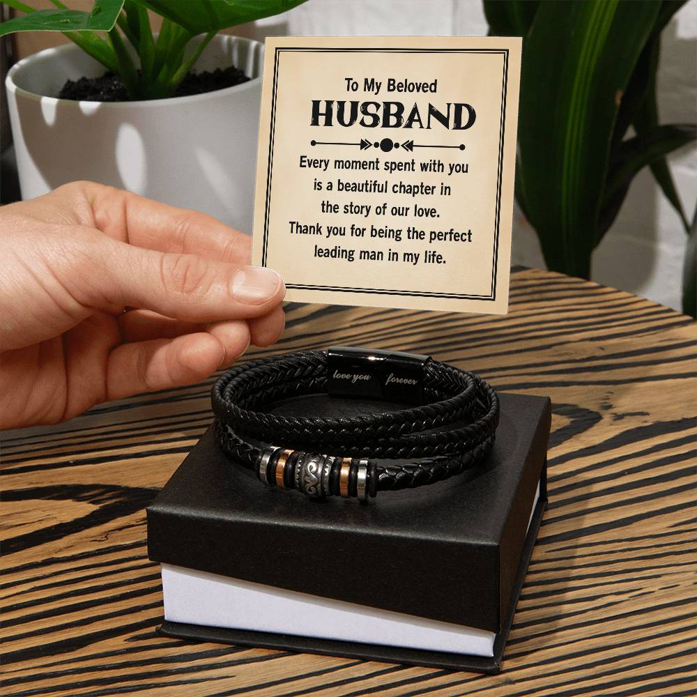 To My Beloved Husband - Love You Forever Bracelet