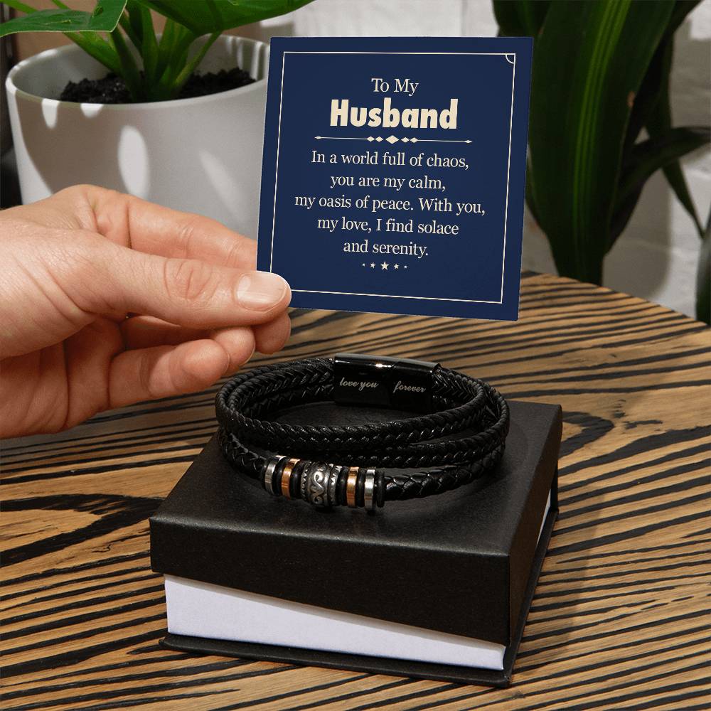 To My Husband - Love You Forever Bracelet