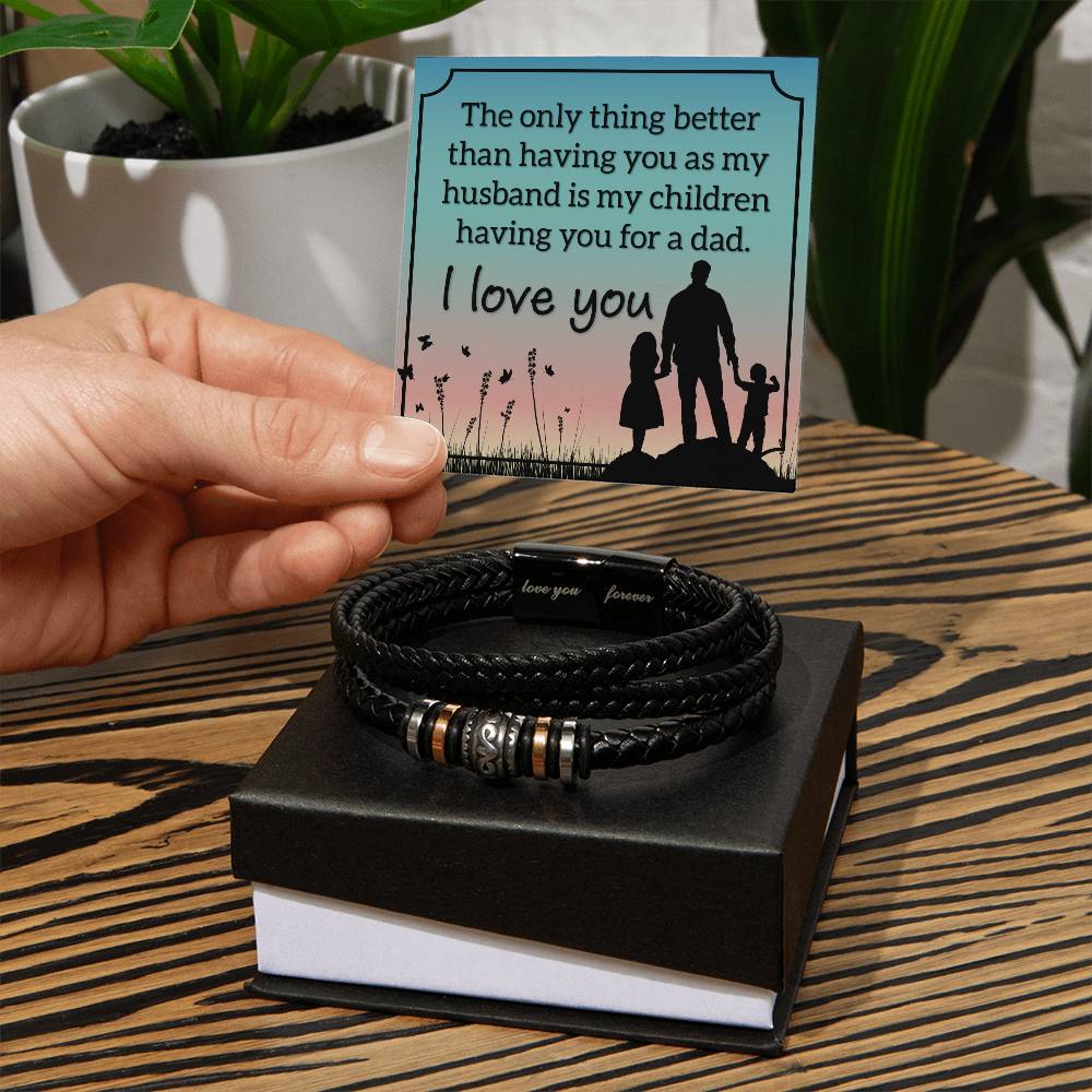 To My Husband - Love You Forever Bracelet