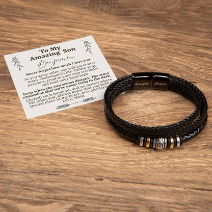 To My Amazing Son - Love You Forever Bracelet