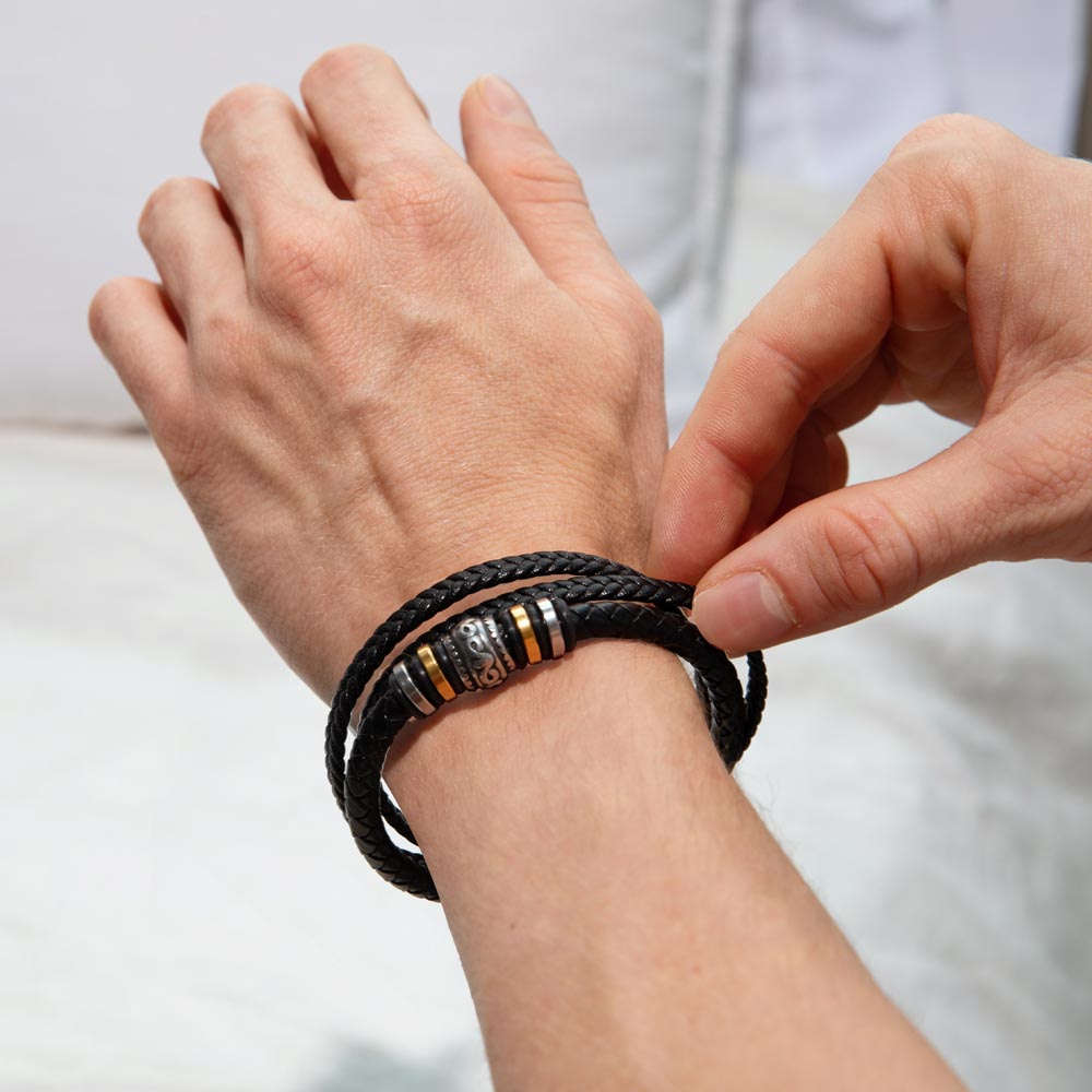 To My Cherished Husband - Love You Forever Bracelet