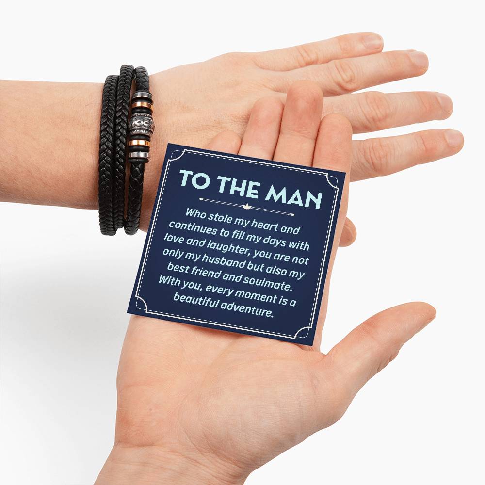 To My Man - Love You Forever Bracelet